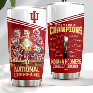 Indiana Hoosiers Football 2025 National Champions Tumbler Cup - HOATT15813
