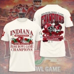Indiana Hoosiers Football 2026 Rose Bowl Champions 3D Apparel – HOATT15458
