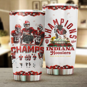 Indiana Hoosiers Football 2026 Rose Bowl Champions Tumbler Cup - HOATT15450
