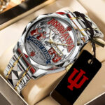 Indiana Hoosiers Football 2025 National Champions Alloy Luxury Quartz Watch – TANTN20460