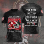 Indiana Hoosiers Football 2025 National Champions 3D Apparel – TANTN20576