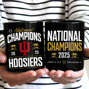 Indiana Hoosiers Football 2025 National Champions Ceramic Mug - TANTN20709