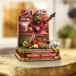 Indiana Hoosiers Football 2025 National Champions Custom Shape Acrylic Plaque – TANTN20537