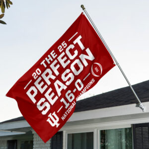 Indiana Hoosiers Football 2025 National Champions 3D Double-side House Flag - TANTN20439