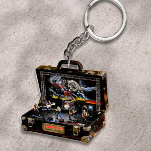 Iron Maiden Custom Shape 2-sided Keychain - HOATT15682