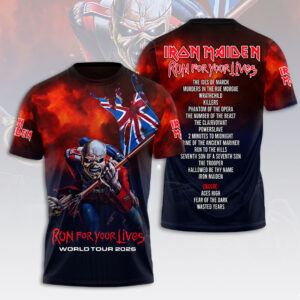 Iron Maiden 2026 World Tour 3D Apparel - HOATT15497