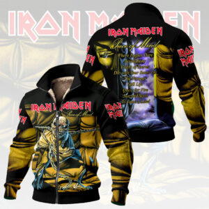 Iron Maiden Thick Knit Fleece Jacket - HOATT15964