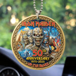Iron Maiden Custom shape 2-sided Acrylic Car Ornament – HOATT15455