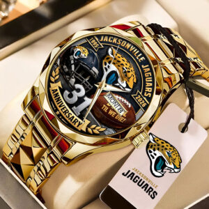 Jacksonville Jaguars Alloy Luxury Quartz Watch - TMTHU3071