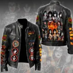 KISS Motorcycle Leather Jacket – TMTHU3280