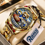 Los Angeles Rams 90th Anniversary Alloy Luxury Quartz Watch – MAITM14512