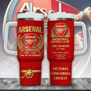 Arsenal FC 140th Anniversary 40oz Stanley Tumbler - MAITM14388