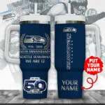 Personalized Seattle Seahawks 50th Anniversary 40oz Stanley Tumbler – MAITM14471