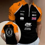 McLaren x Lando Norris World Champions 2025 Zip Polo Shirt – TANTN19849