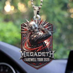Megadeth Custom shape 1-sided Acrylic Car Ornament - TMTHU3673