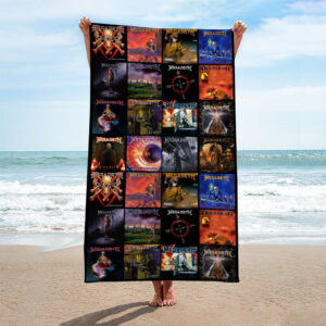 Megadeth Rectangle Beach Towel - HOATT15663