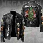 Megadeth Motorcycle Leather Jacket – TMTHU3277