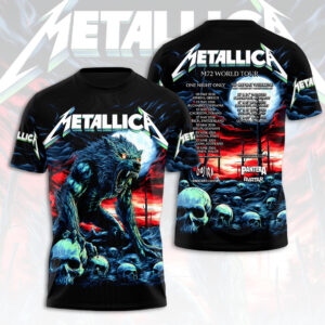 Metallica 2026 World Tour 3D Apparel - HOATT15649