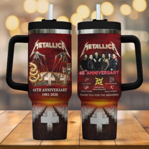 Metallica 45th Anniversary 40oz Stanley Tumbler - MAITM14555
