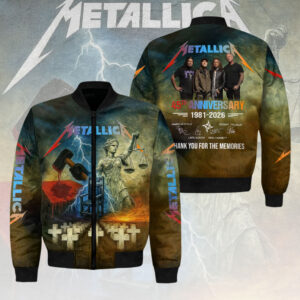 Metallica 45th Anniversary 3D Bomber Jacket - HOATT15441