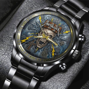 Metallica Black Stainless Steel Watch - MAITM14499