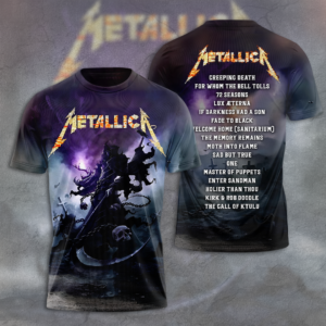 Metallica 3D Apparel - TMTHU3057