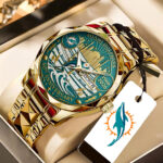 Miami Dolphins 60th Anniversary Alloy Luxury Quartz Watch – MAITM14474