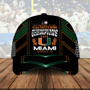 Miami Hurricanes Football 2026 Fiesta Bowl Champions Classic Cap - HOATT15601
