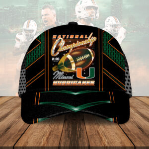 Miami Hurricanes Football 2026 National Championship Classic Cap – HOATT15725