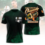 Miami Hurricanes Football 2026 National Championship 3D Apparel – HOATT15727