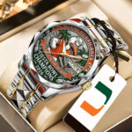 Miami Hurricanes Football 2026 Fiesta Bowl Champions Alloy Luxury Quartz Watch – TANTN20139