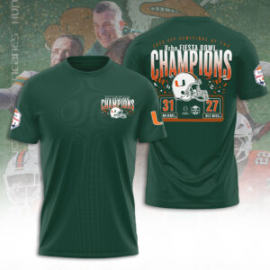 Miami Hurricanes Football 3D Apparel - TANTN20100