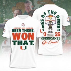 Miami Hurricanes Football 3D Apparel - TANTN20104
