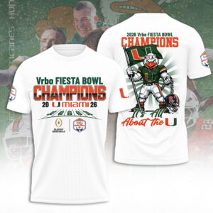 Miami Hurricanes Football 3D Apparel - TANTN20105