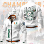 Miami Hurricanes Football Cotton Bowl Champions Thick Knit Fleece Jacket – MAITM14305