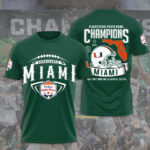 Miami Hurricanes Football 3D Apparel – TANTN20107