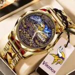 Minnesota Vikings 65th Anniversary Alloy Luxury Quartz Watch – TMTHU3289