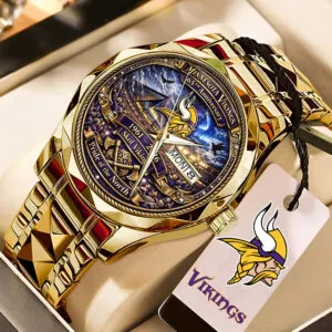 Minnesota Vikings 65th Anniversary Alloy Luxury Quartz Watch - TMTHU3289
