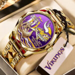 Minnesota Vikings 65th Anniversary Alloy Luxury Quartz Watch – MAITM14581