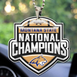 Montana State Bobcats Football Custom shape 2-sided Acrylic Car Ornament - TMTHU3172