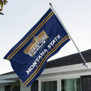 Montana State Bobcats Football 2025 National Champions 3D Double-side House Flag - MAITM14635