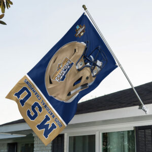 Montana State Bobcats Football 2025 National Champions 3D Double-side House Flag - MAITM14641