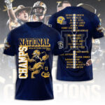 Montana State Bobcats Football 2025 National Champions 3D Apparel – MAITM14677