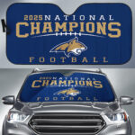Montana State Bobcats Football 2025 National Champions Auto Sun Shade – MAITM14655