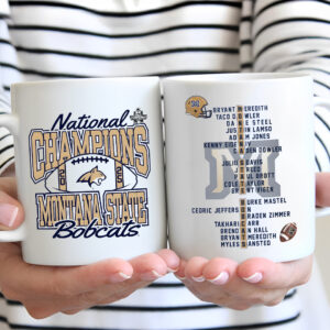 Montana State Bobcats Football 2025 National Champions Ceramic Mug - MAITM14612