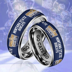 Montana State Bobcats Football 2025 National Champions Custom Alloy Ring - MAITM14659