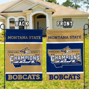 Montana State Bobcats Football 2025 National Champions Double-side Garden Flag - MAITM14542