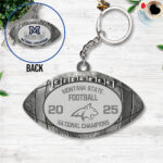 Montana State Bobcats Football 2025 National Champions Custom Shape 2-sided Keychain – MAITM14483