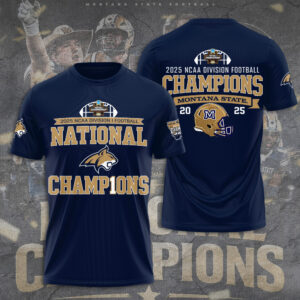 Montana State Bobcats Football 3D Apparel - TANTN20057