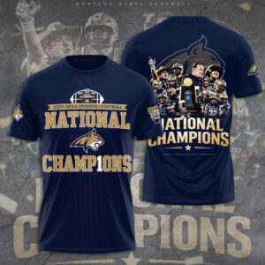 Montana State Bobcats Football 3D Apparel - TANTN20063